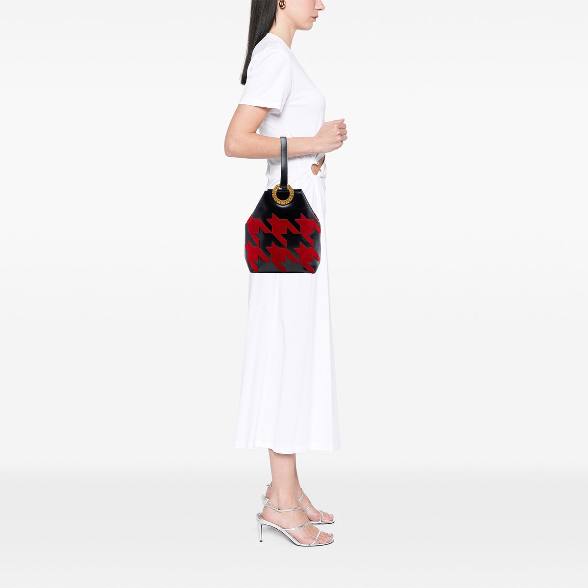 Celine Arc de Triomphe Calfskin Handbag — Black