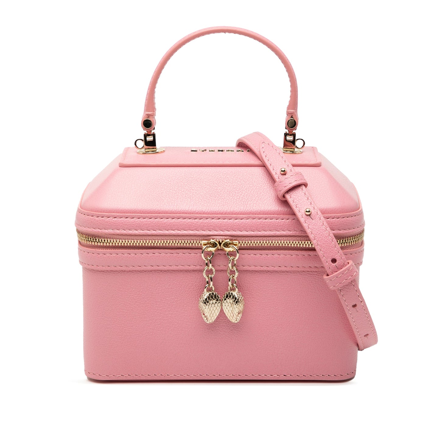Bvlgari Leather Serpenti Forever Vanity Bag