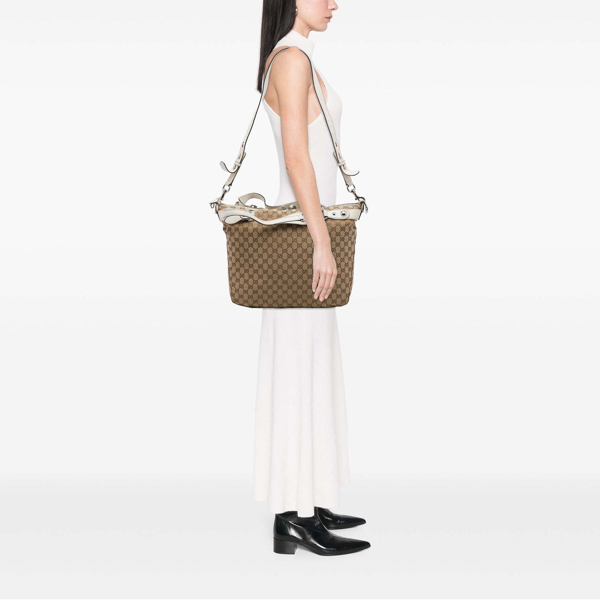 Gucci GG Canvas Icon Bit Satchel