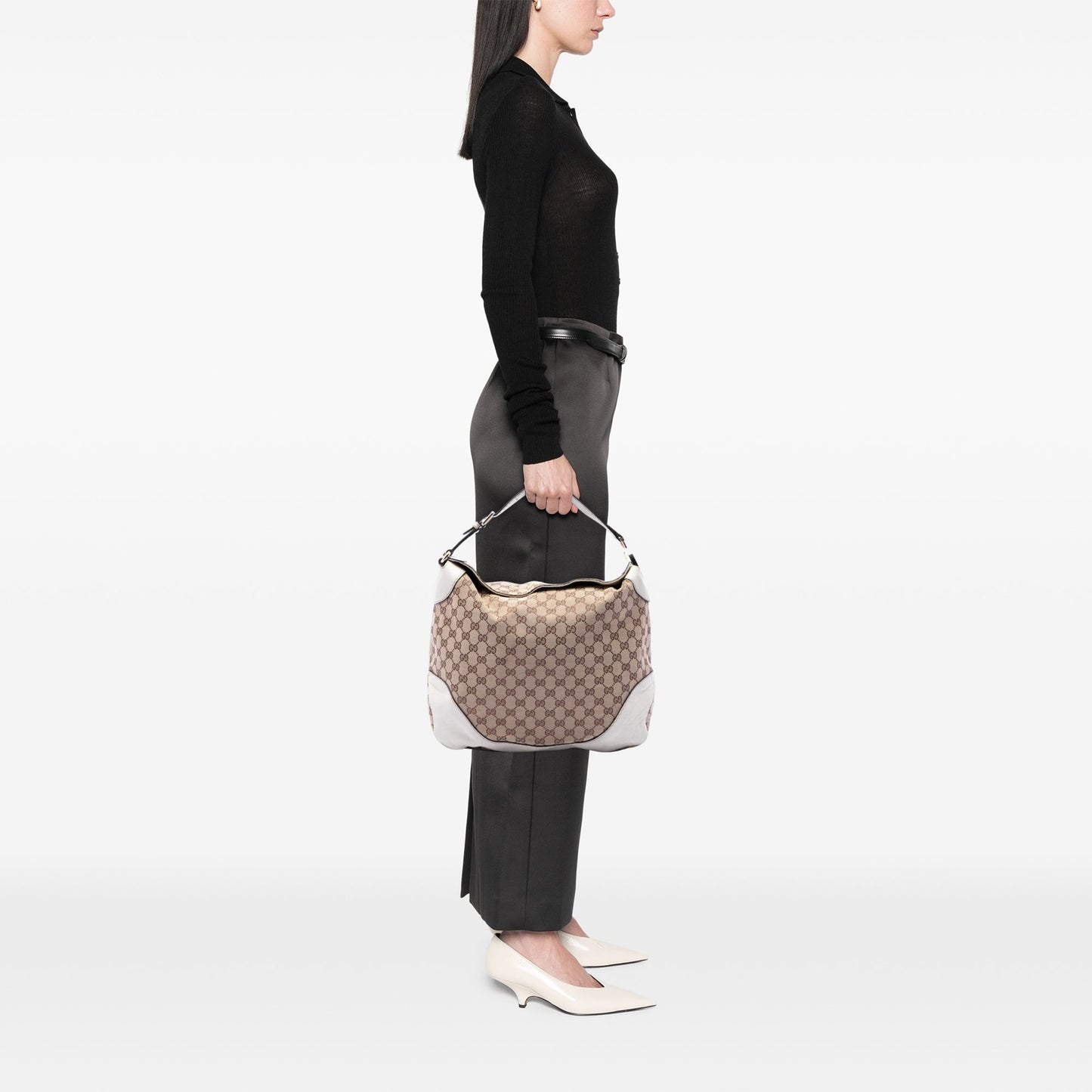 Gucci GG Canvas Charlotte Hobo
