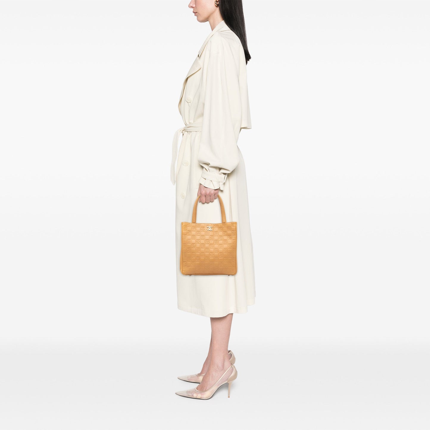 Chanel CC Embossed Lambskin Precious Symbols Tote