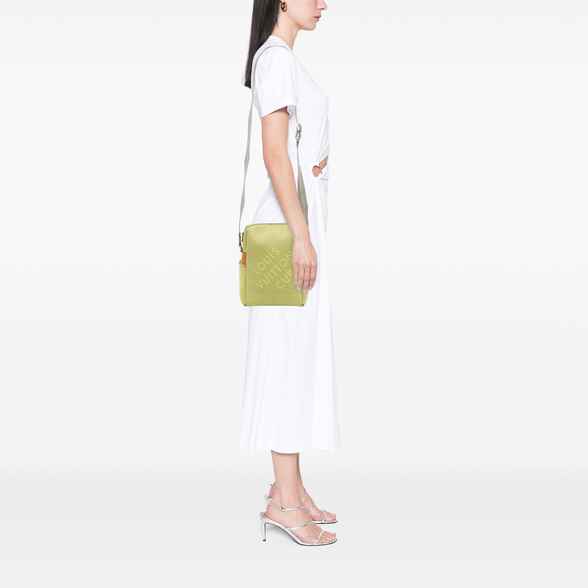 Louis Vuitton Limited Edition Damier Geant LV Cup Weatherly Bag — Green