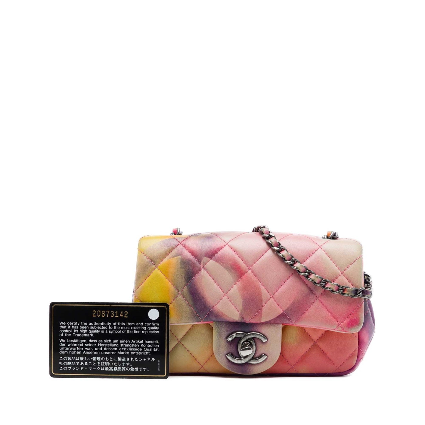 Chanel Extra Mini Quilted Lambskin Flower Power Single Flap