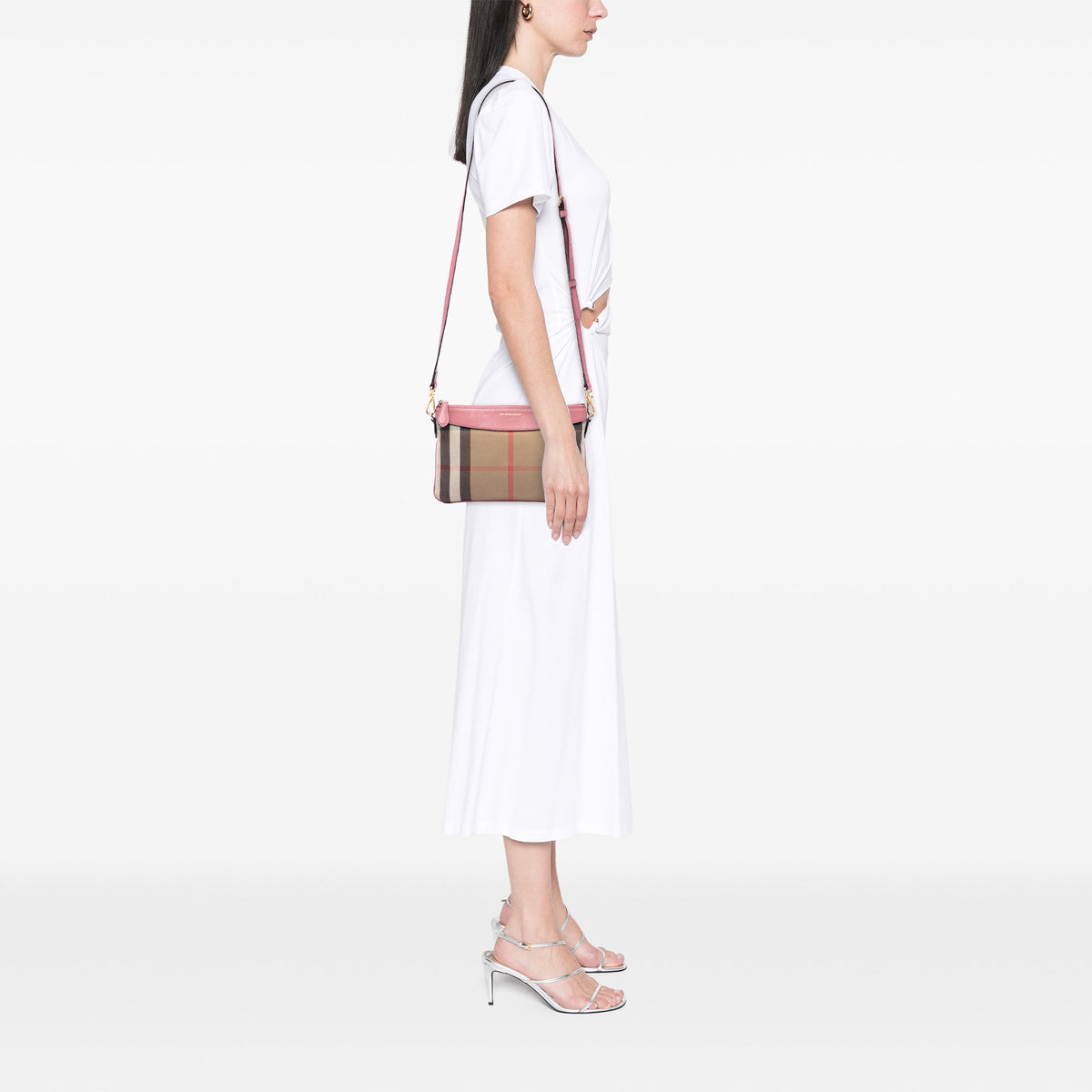 Burberry House Check Canvas Derby Peyton Crossbody