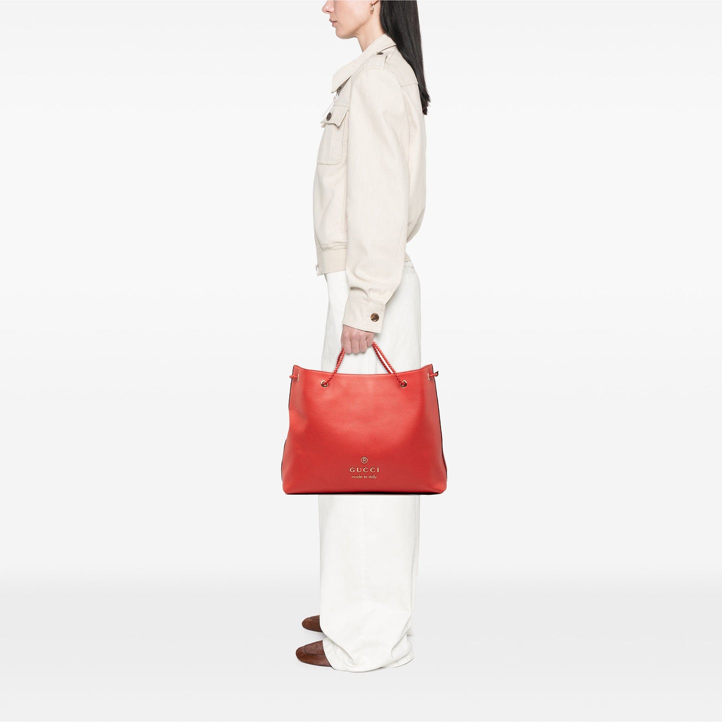 Gucci Large Leather Gifford Tote