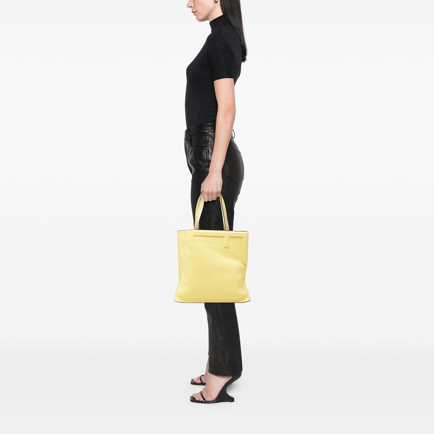 Fendi Medium Bicolor Smooth Calfskin Flip Tote