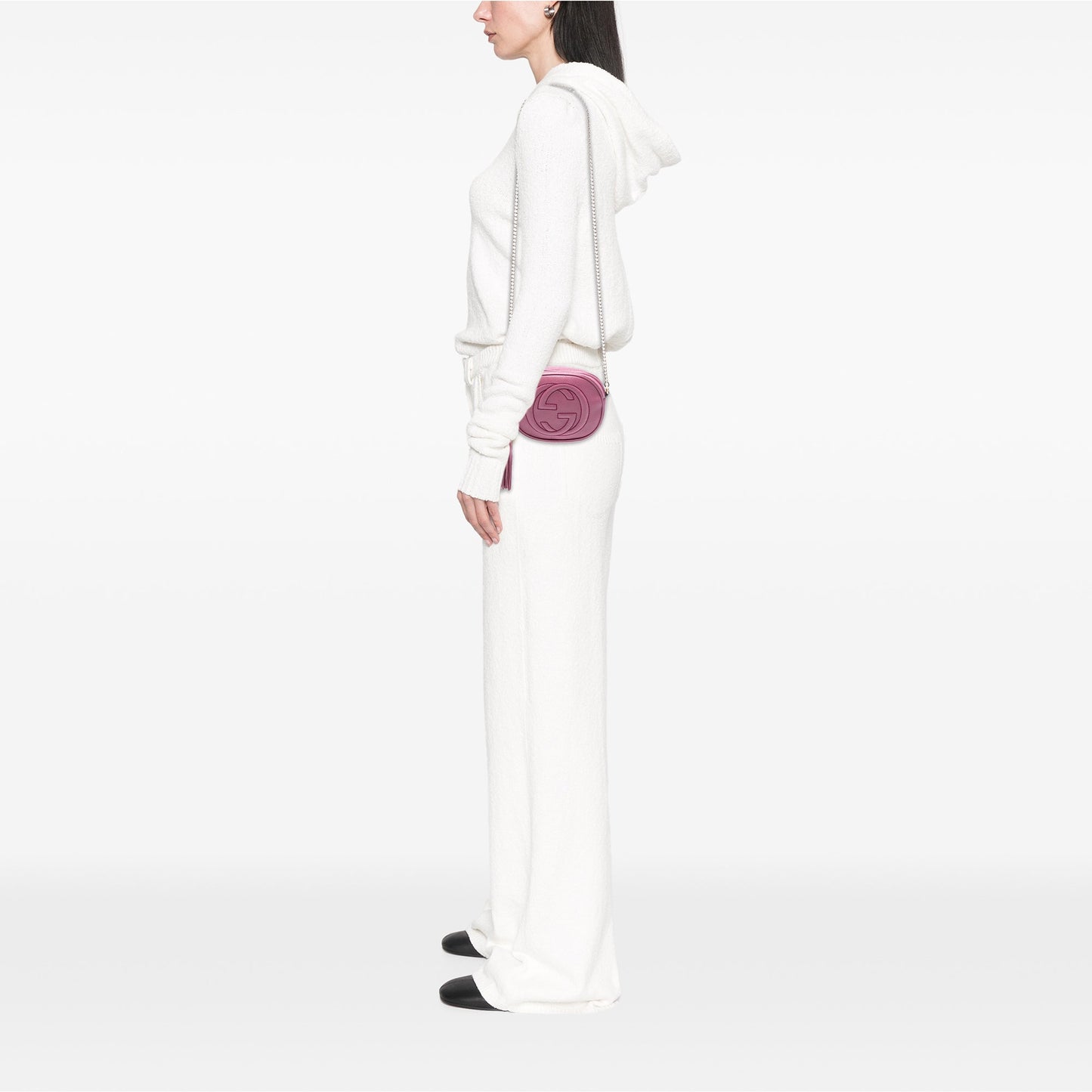 Mini Pebbled Calfskin Soho Chain Crossbody
