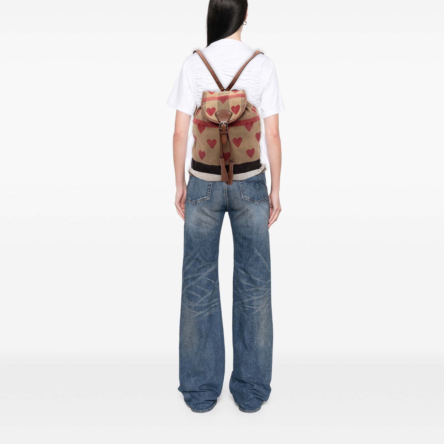 Mega Check Canvas Chiltern Hearts Backpack
