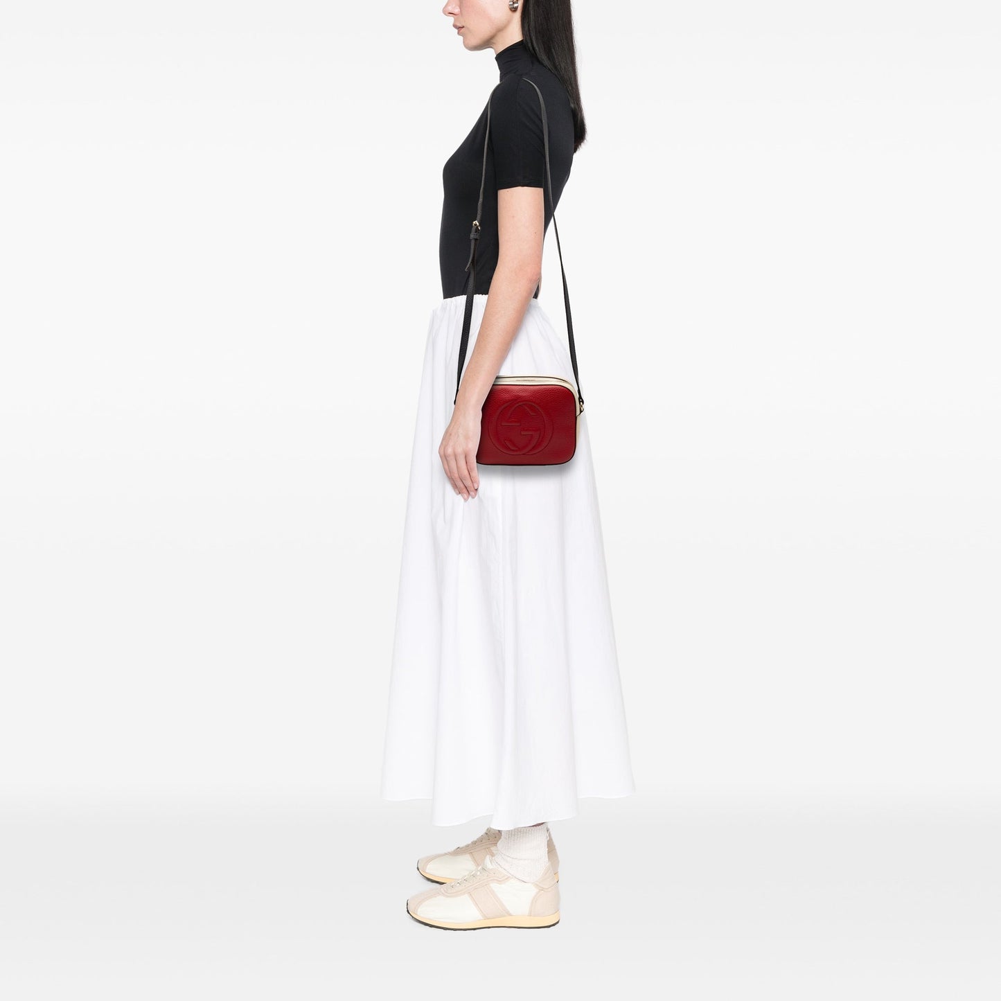 Gucci Small Tricolor Leather Soho Disco Crossbody