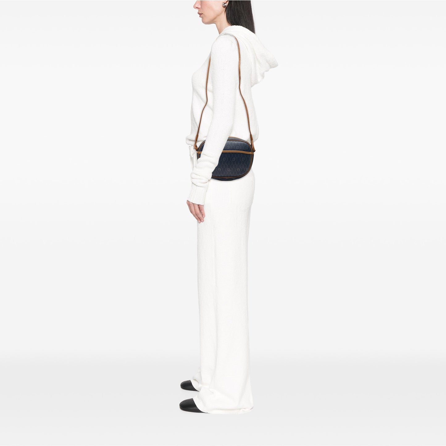 Dior Honeycomb Coated Canvas Crossbody