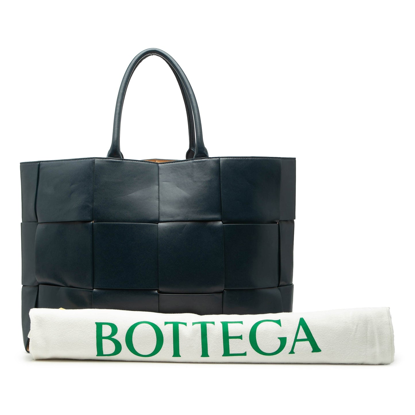 Bottega Veneta Large Leather Intrecciato The Arco Tote