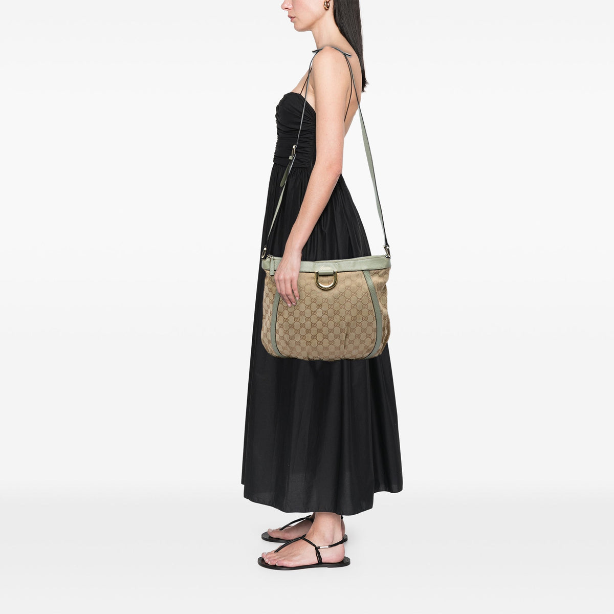 Gucci GG Canvas Abbey D Ring Crossbody