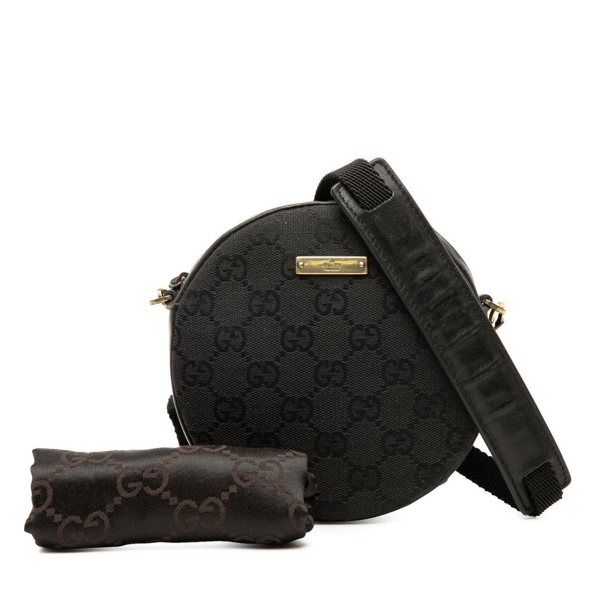 Gucci GG Canvas Round Crossbody
