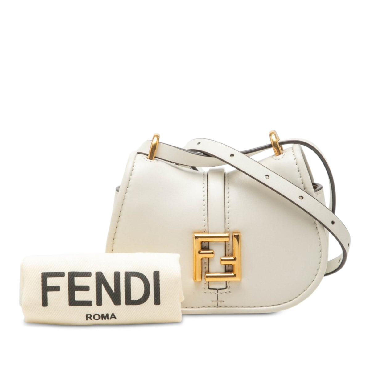 Fendi Nano Leather C mon Crossbody