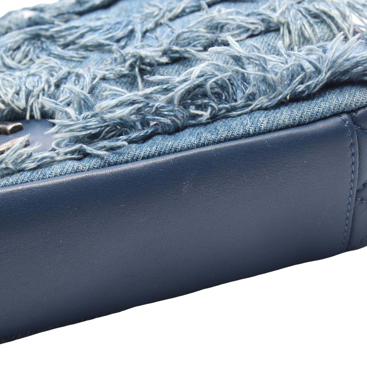 Chanel Mini Paris-Dubai Denim Fringe Single Flap