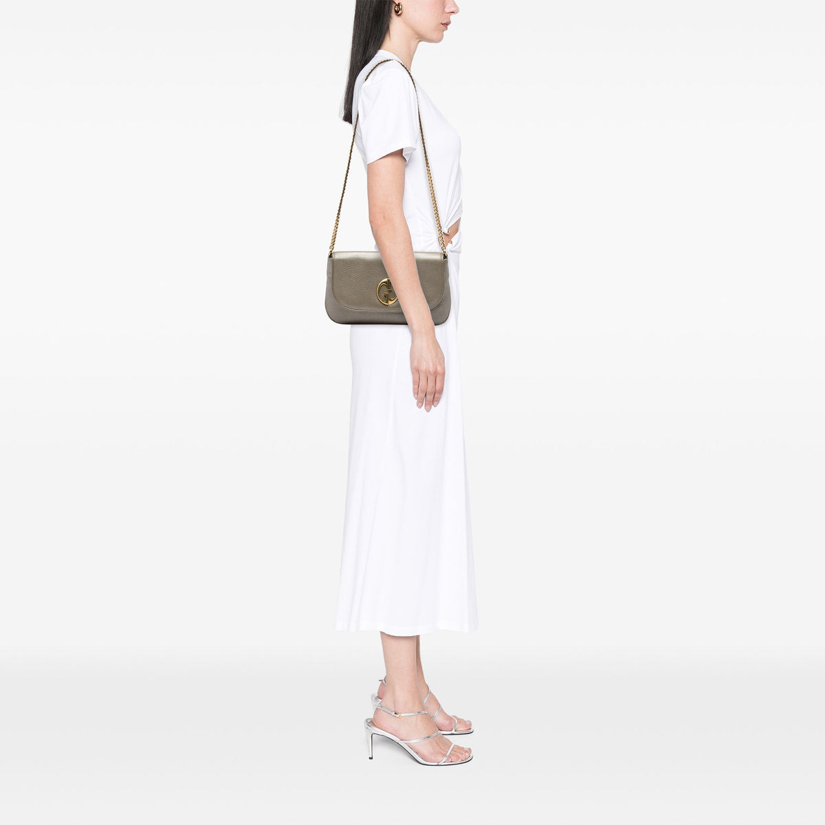 Gucci Medium Calfskin 1973 Chain Crossbody