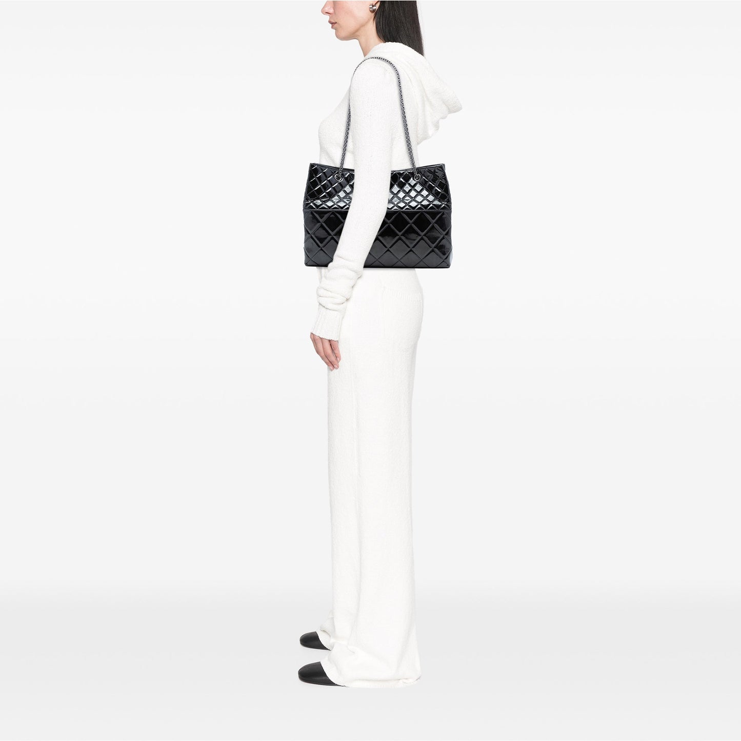 Chanel Quilted Patent Reissue 2.55 Tote