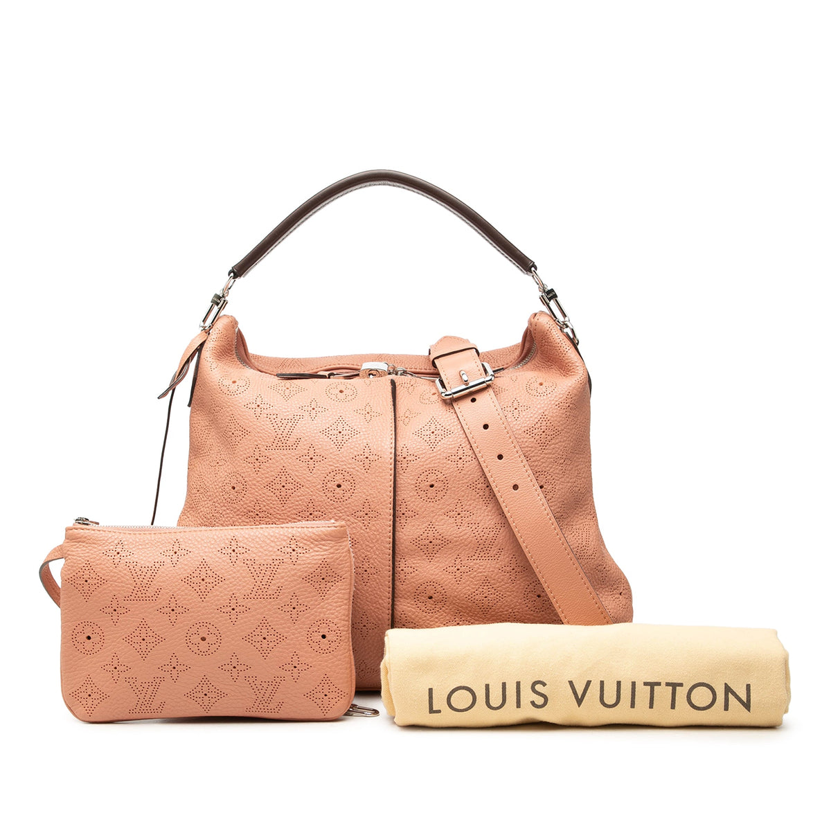 Louis Vuitton Monogram Mahina Selene PM — Pink