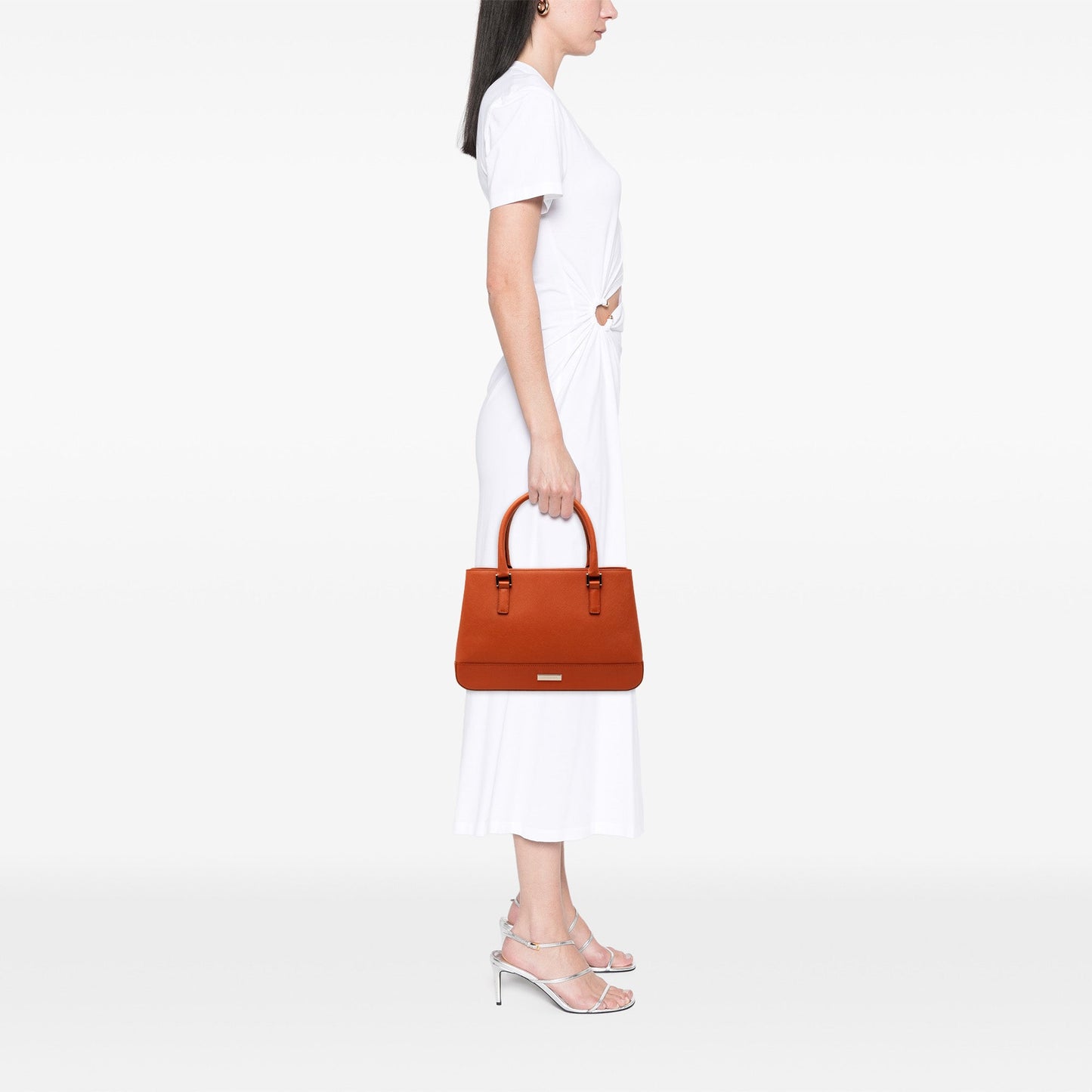 Leather Top Handle Tote