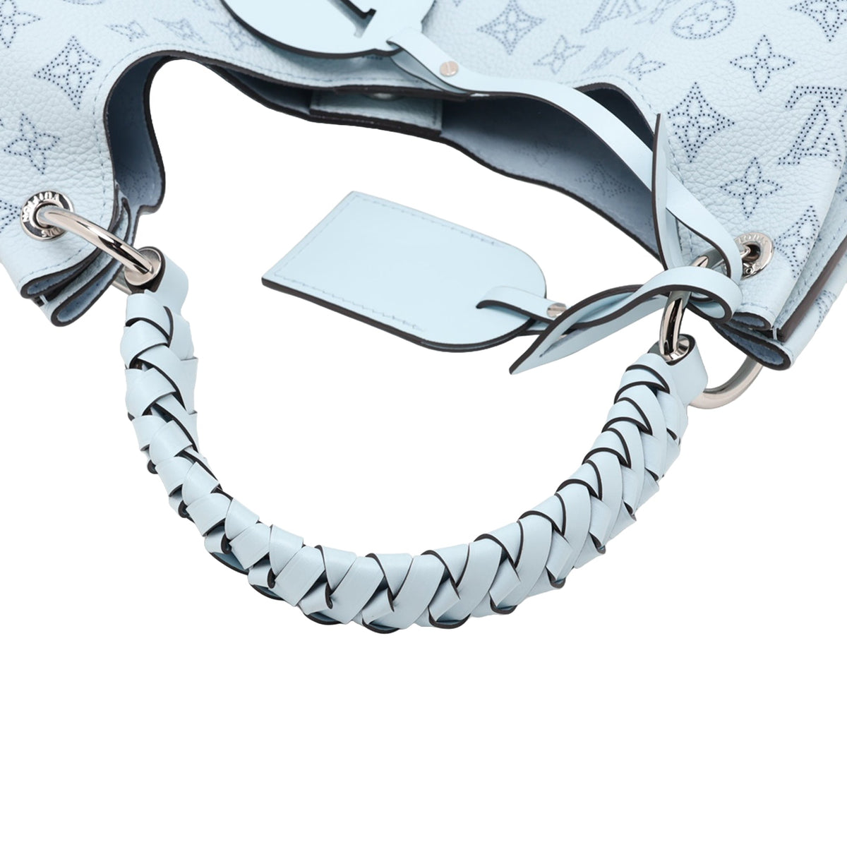 Louis Vuitton Monogram Mahina Carmel Hobo — Blue