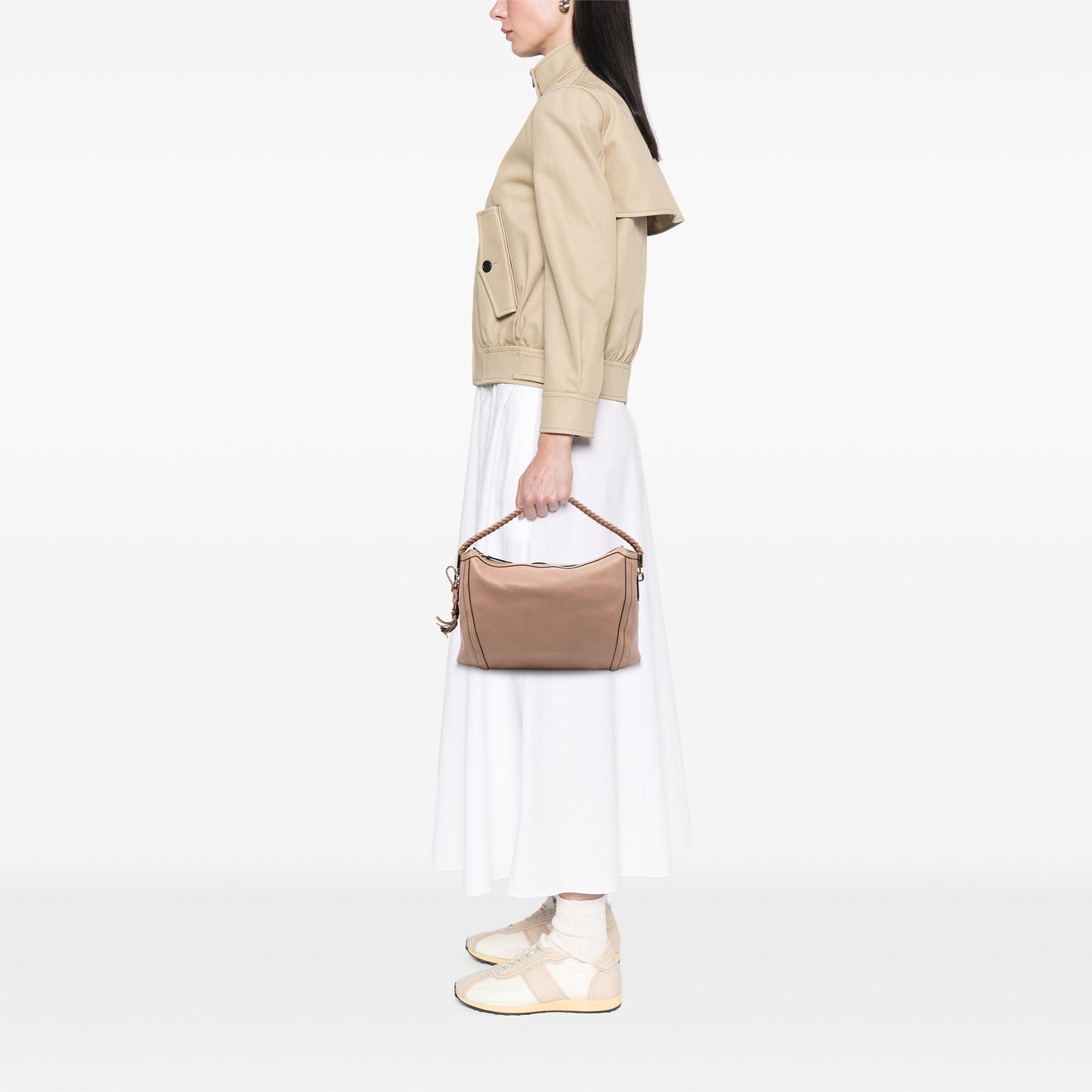 Gucci Medium Pebbled Calfskin Bella Shoulder Bag
