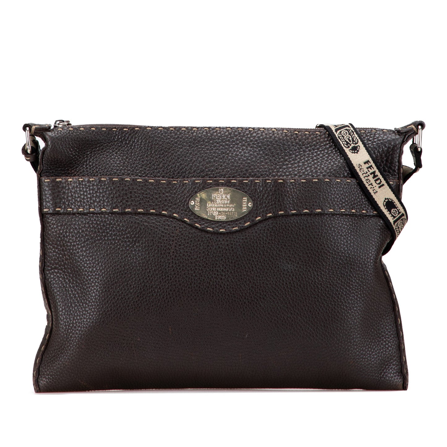 Fendi Leather Selleria Crossbody