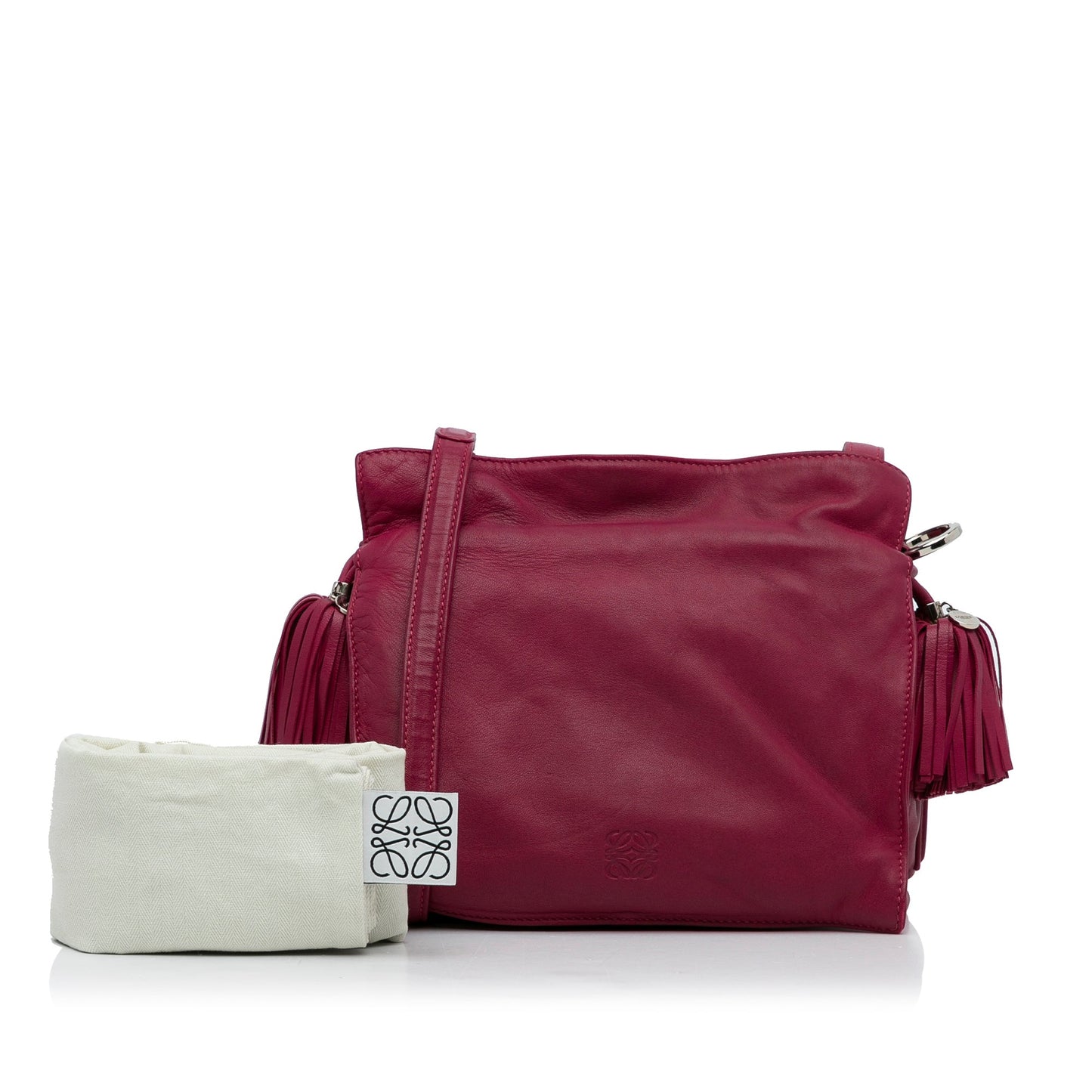 LOEWE Small Leather Flamenco Crossbody Bag