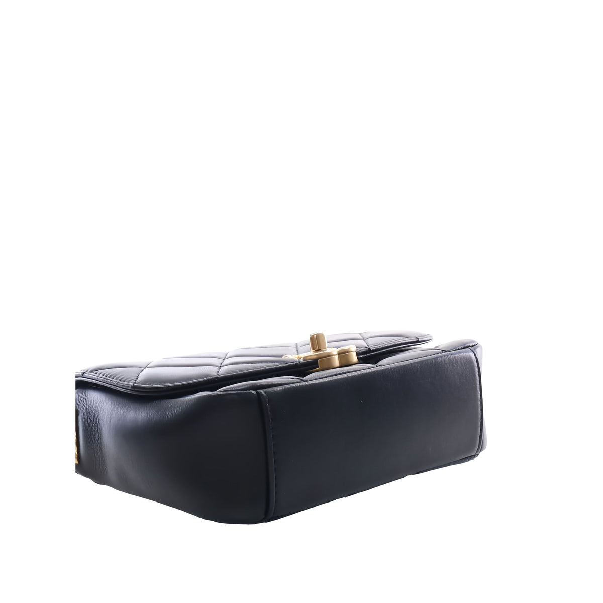 Chanel Small Quilted Lambskin CC Coin Flap — Black