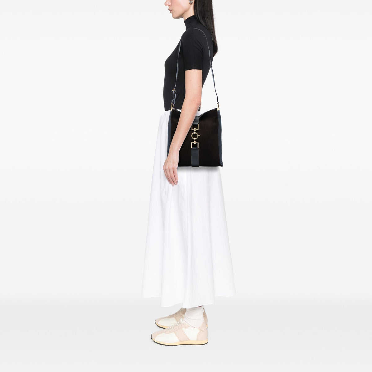 Gucci Suede Jackie Shoulder Bag