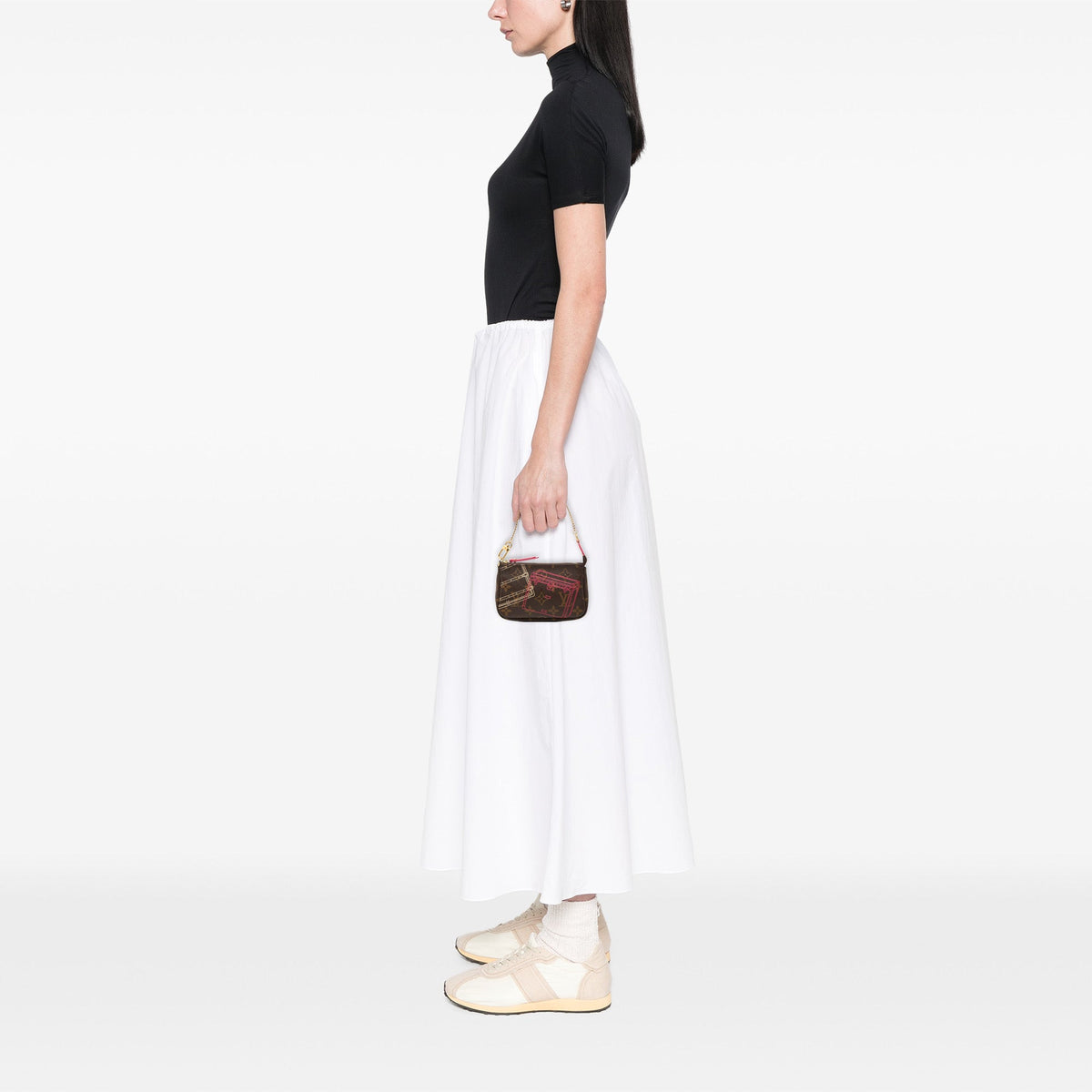 Louis Vuitton Monogram 2014 Christmas Animation Mini Pochette Accessories — Brown