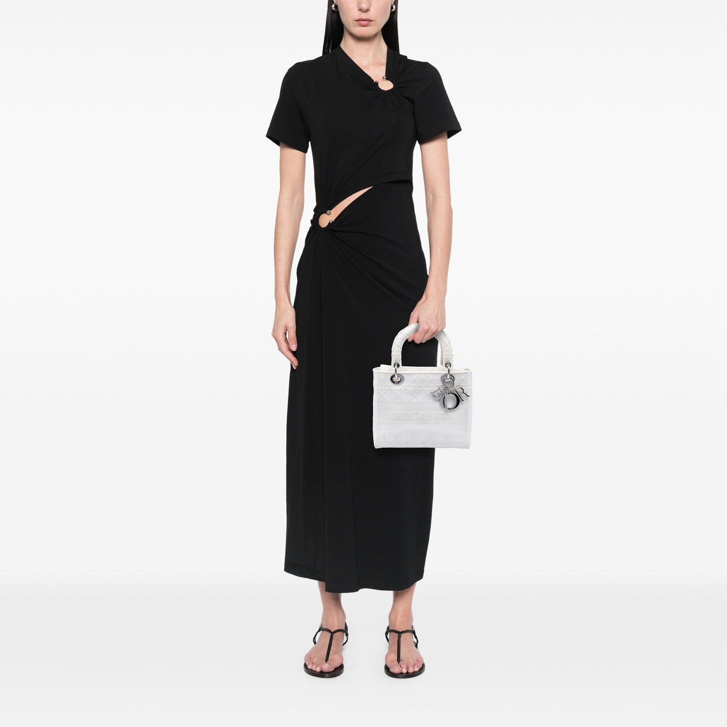 Dior Medium Canvas Cannage Lady D Lite