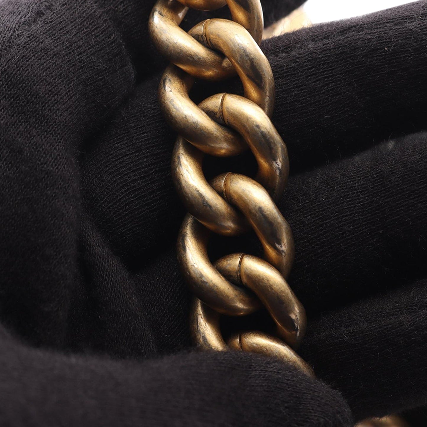 Chanel Old Medium Chevron Lambskin Boy Flap