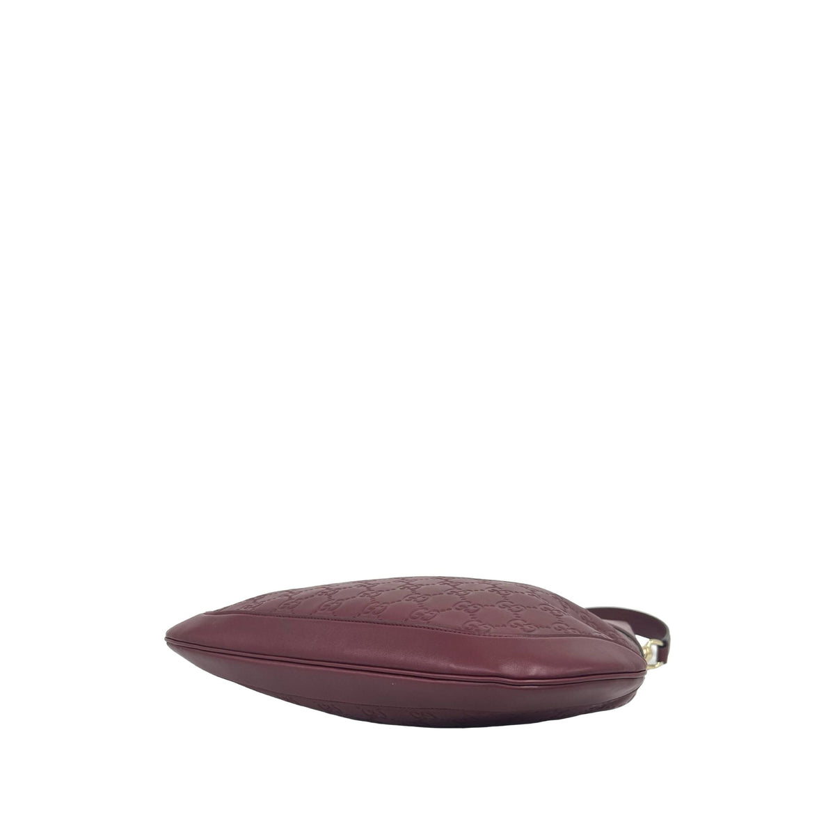 Gucci Medium Guccissima B Hobo — Red