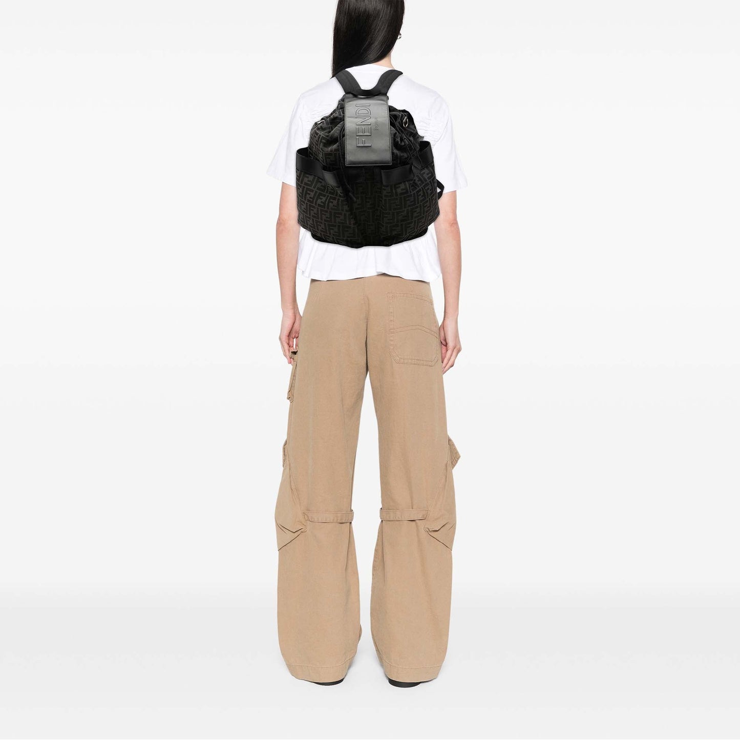 Fendi Large FF Jacquard Strike Backpack