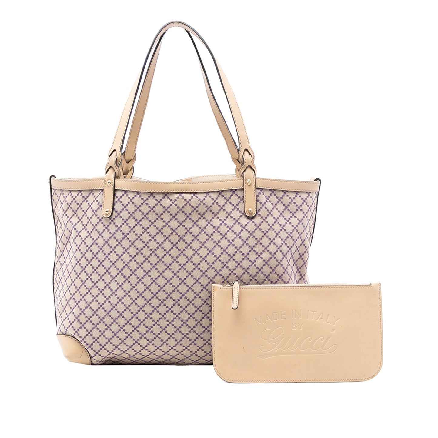Gucci Medium Diamante Canvas Craft Tote