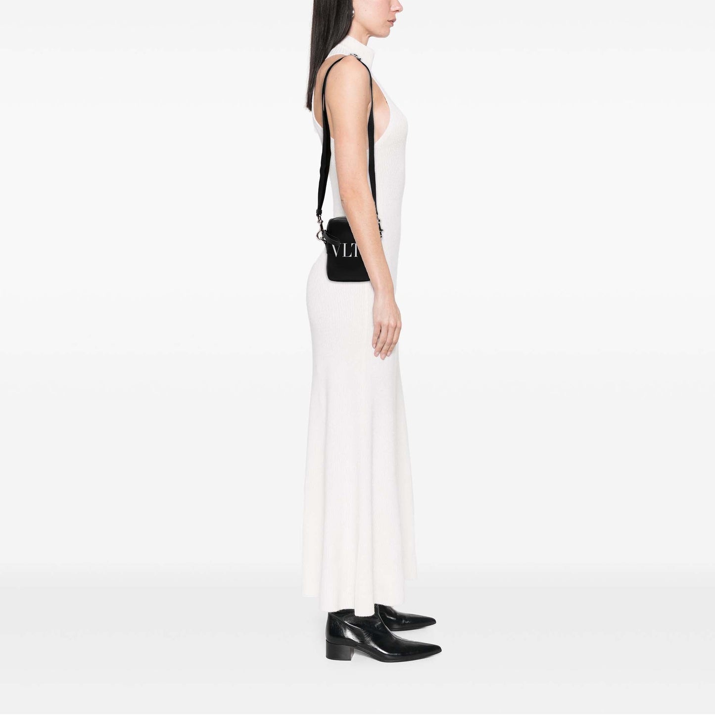 Valentino Small Leather VLTN Crossbody