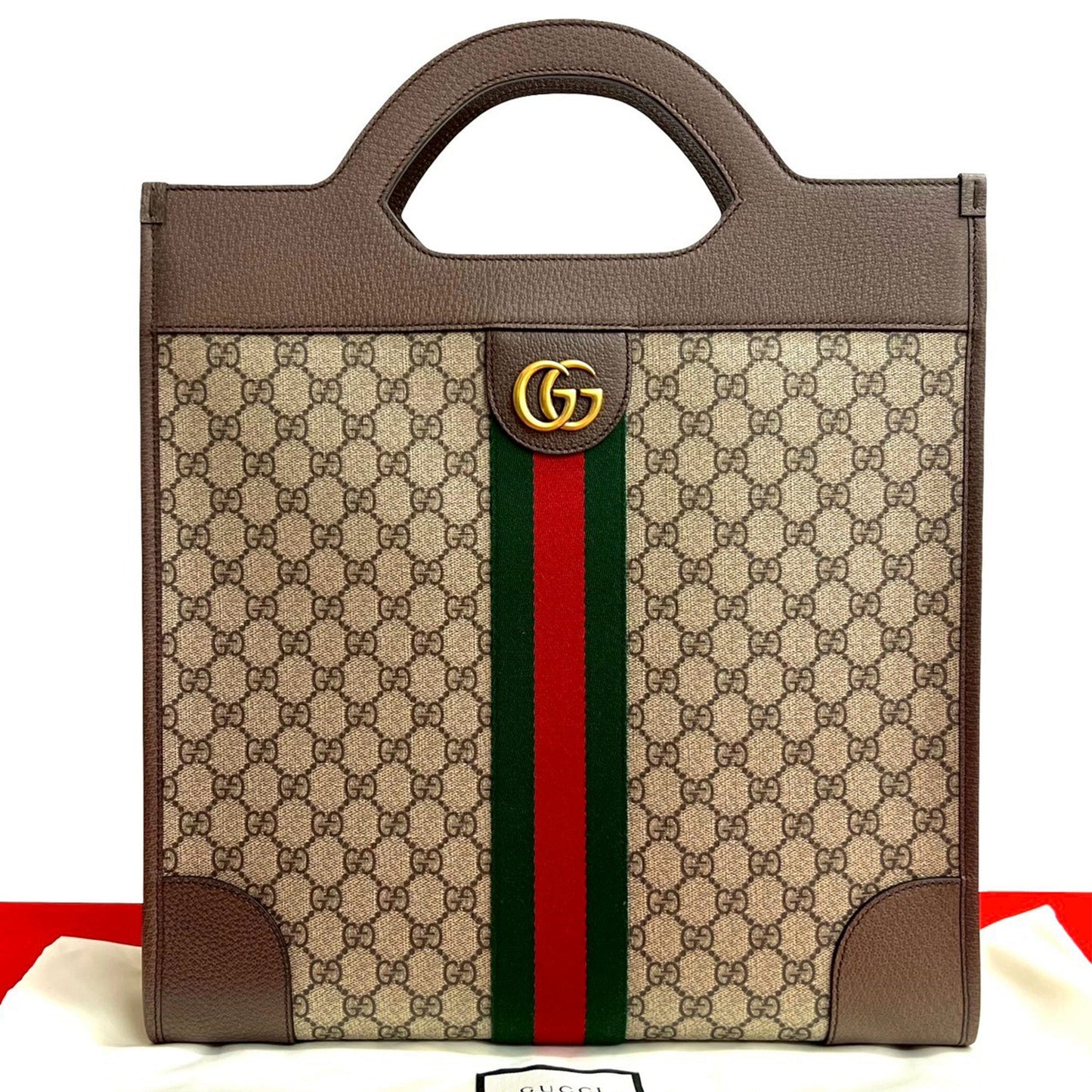 Gucci GG Supreme Ophidia Vertical Tote