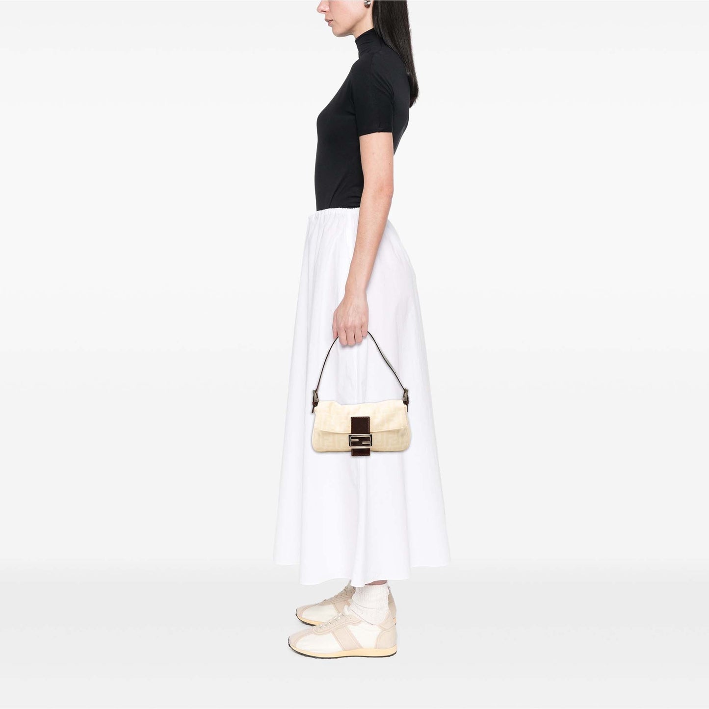 Fendi Zucca Canvas Baguette