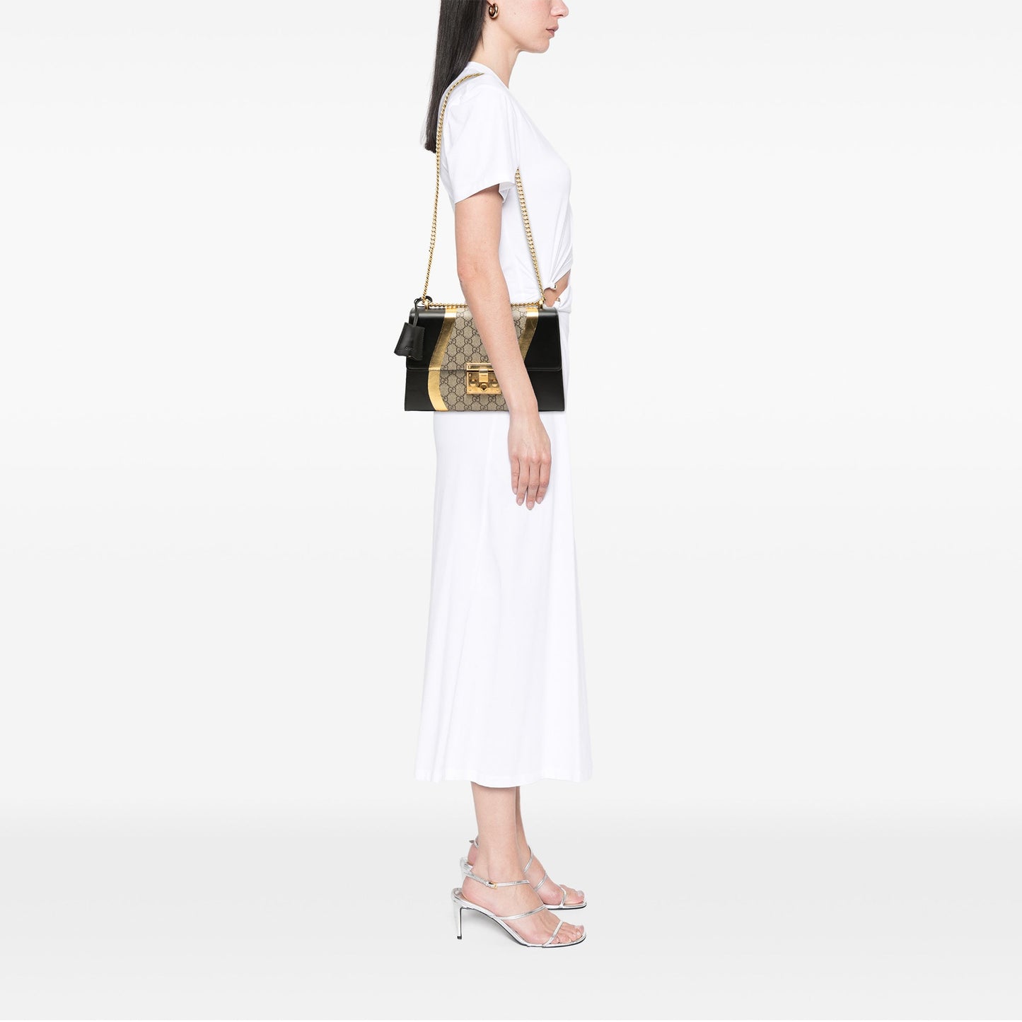 Gucci Large GG Supreme Osiride Padlock Crossbody