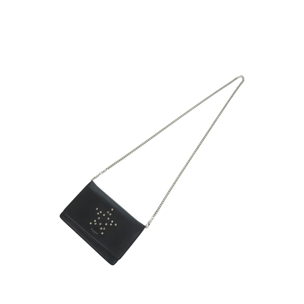 Givenchy Leather Wallet on Chain — Black