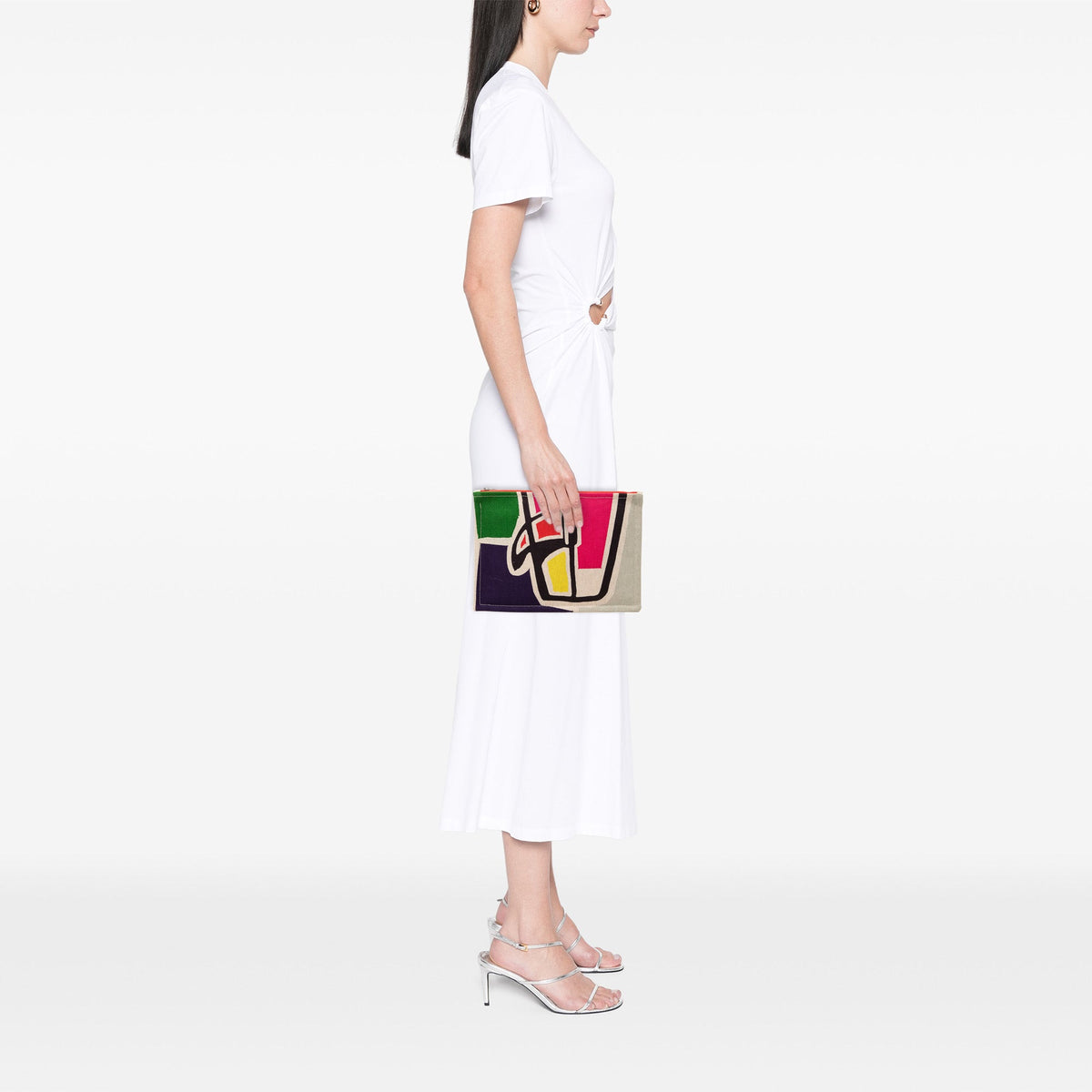 Hermès Toile Flat Waikiki Pouch