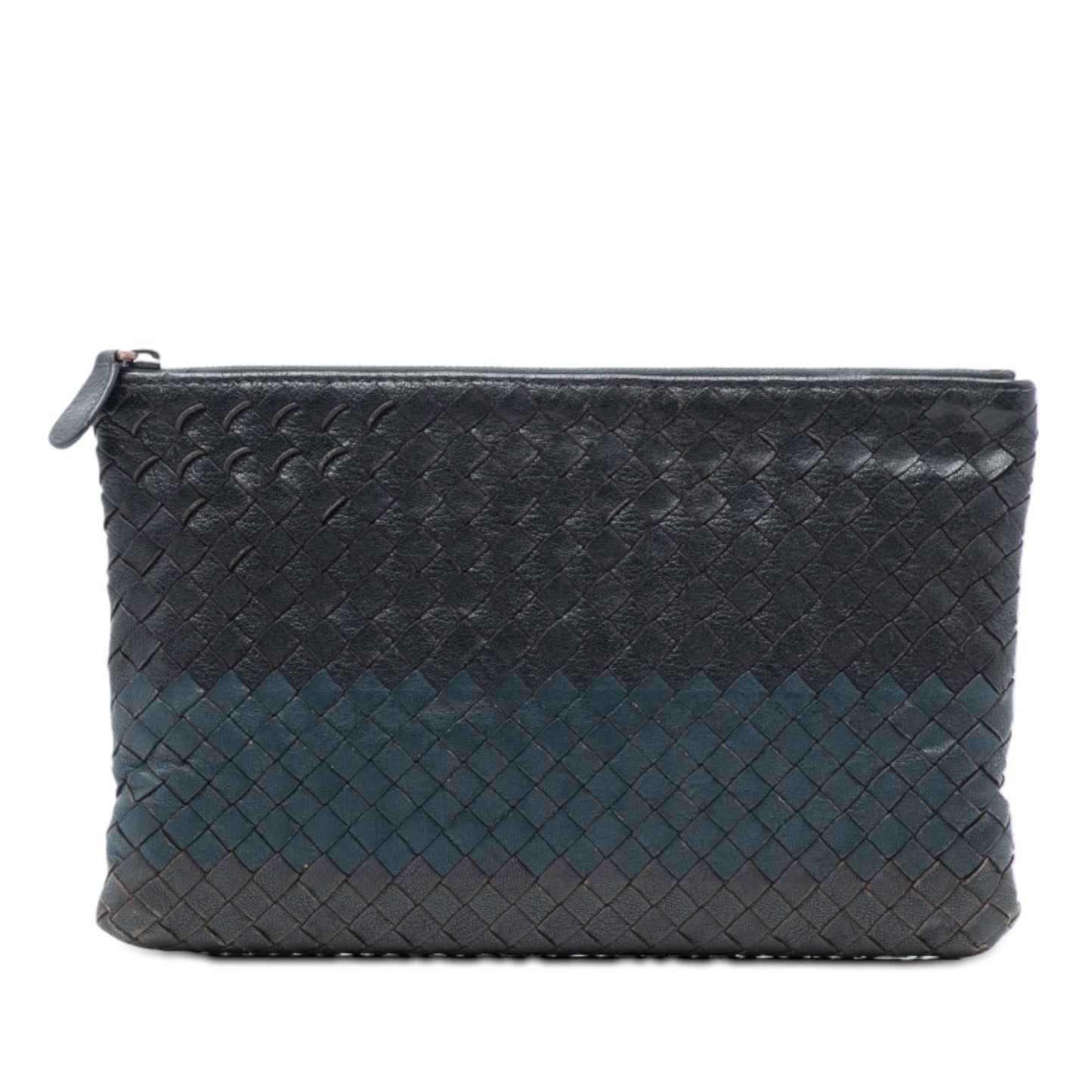 Bottega Veneta Tricolor Nappa Intrecciato Clutch
