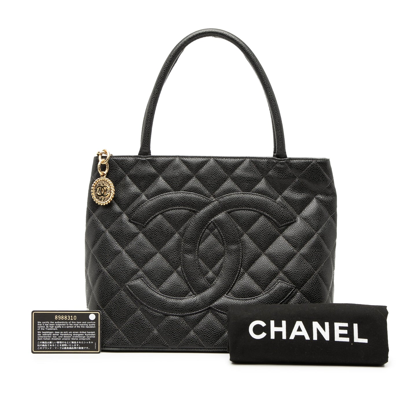 Chanel Caviar Medallion Tote