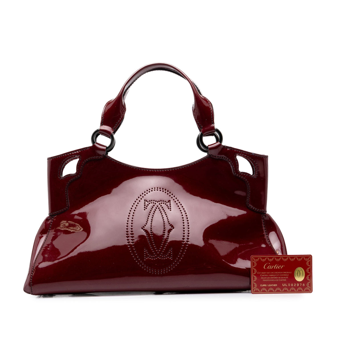 Cartier Patent Marcello De Cartier Tote — Red