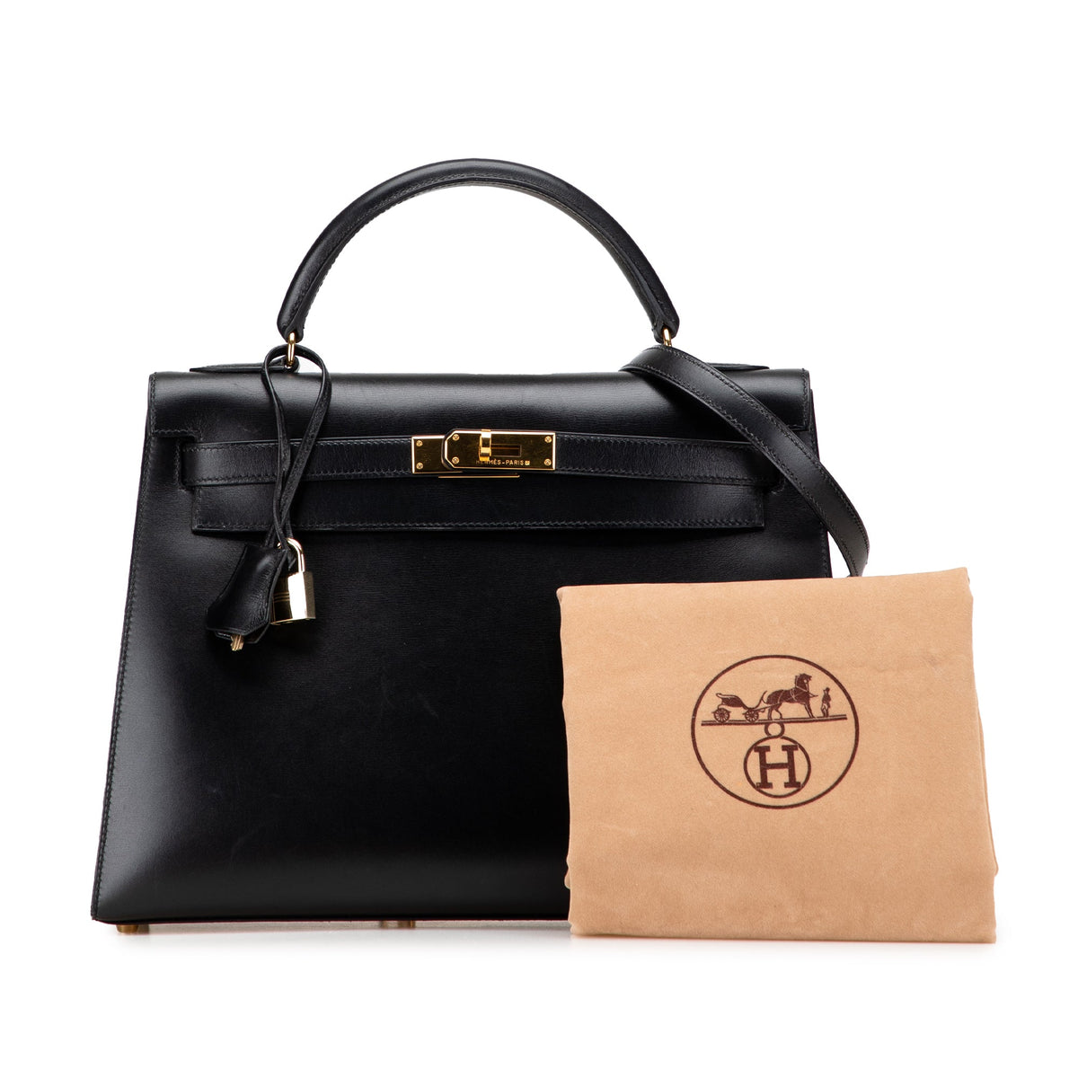 Hermès Box Calf Kelly Sellier 32