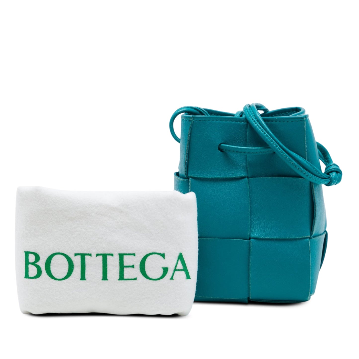 Bottega Veneta Mini Nappa Maxi Intrecciato Cassette Bucket Bag