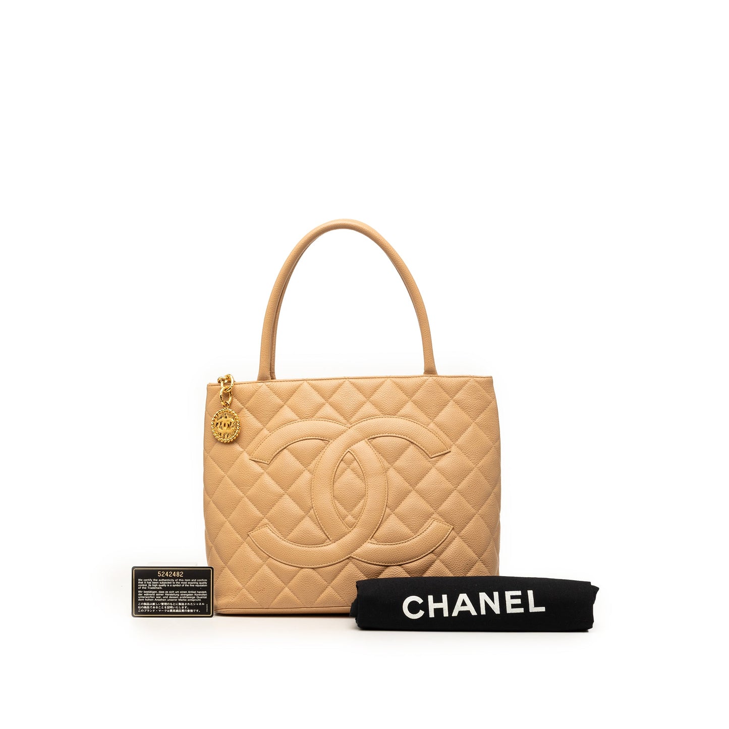 Chanel Caviar Medallion Tote