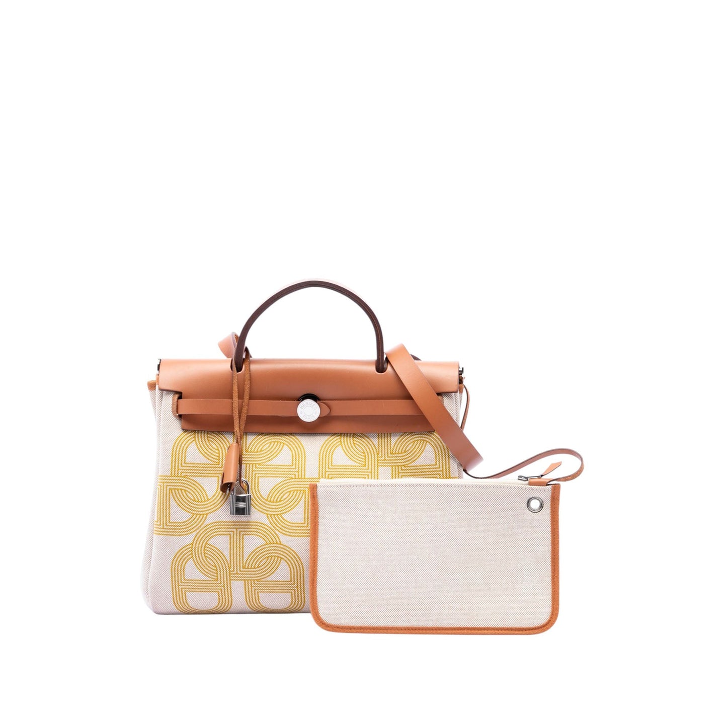 Hermès Toile H Plume Circuit 24 Herbag Zip 31