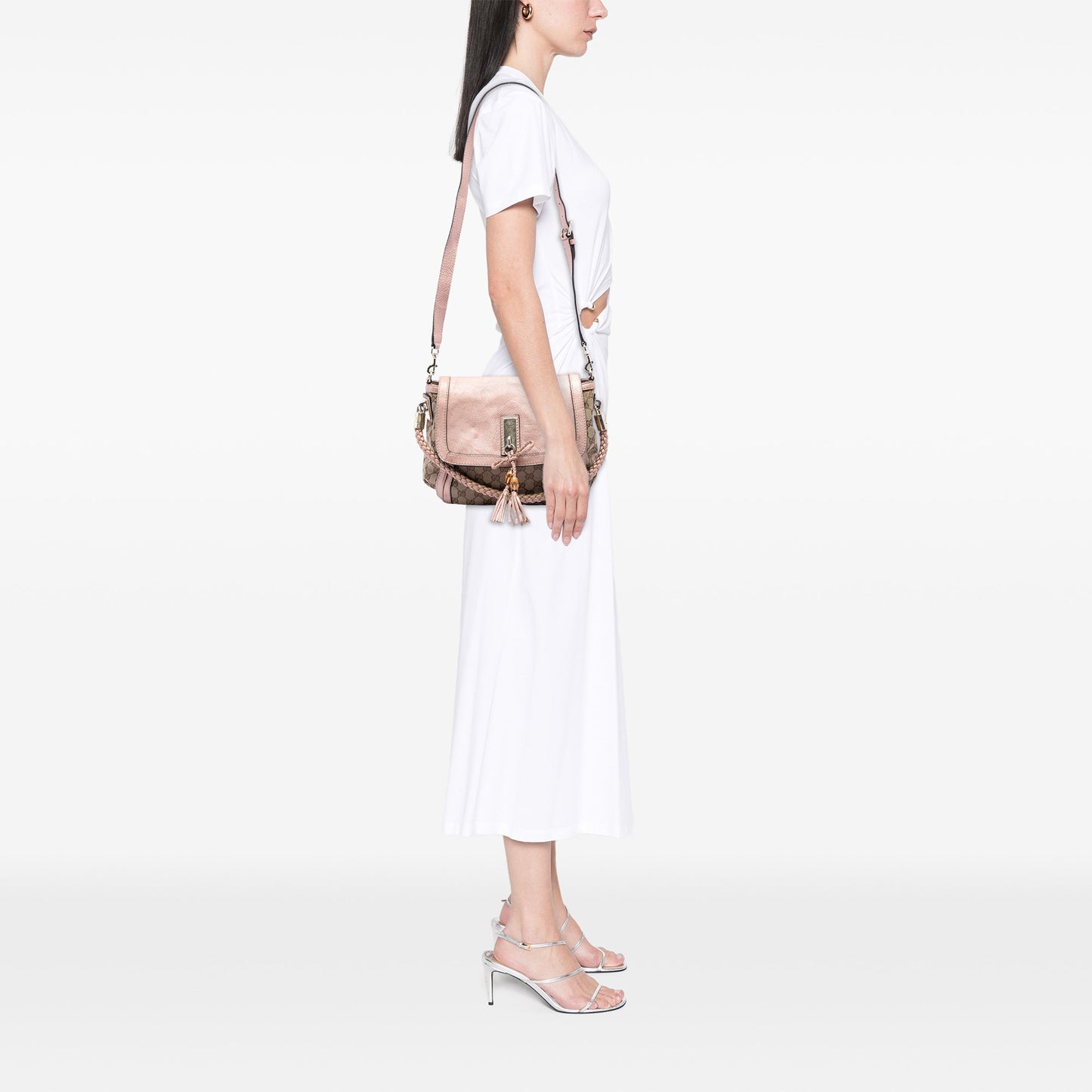 Gucci GG Canvas Bella Flap Satchel