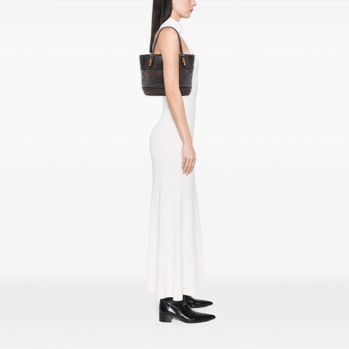 Gucci Leather Laidback Crafty Tote